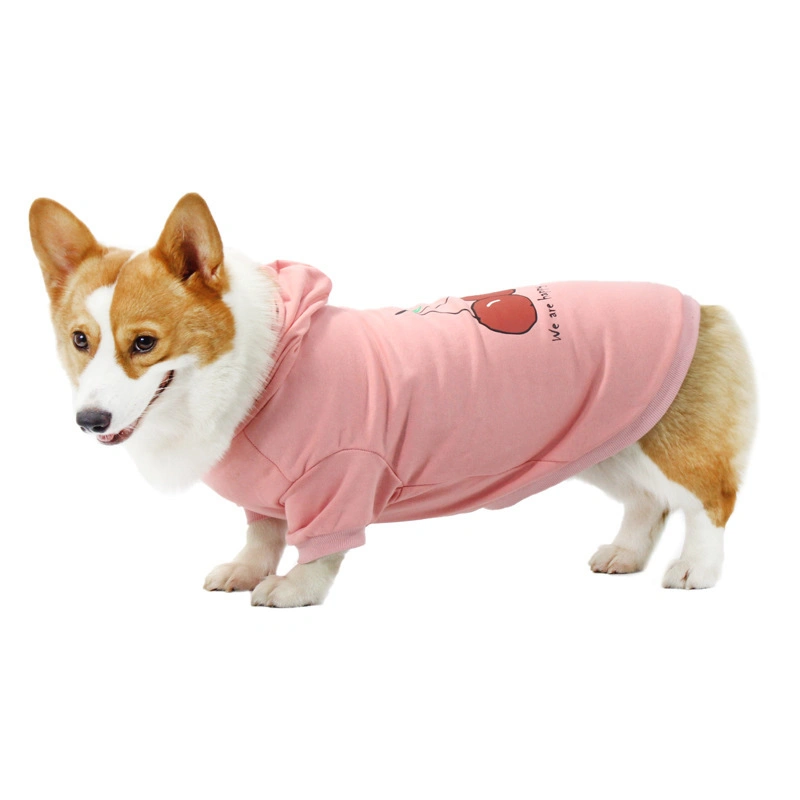 Dog T-Shirts Striped Cotton Vest Pet Breathable Pink Cute Hoodies for Small Medium Larg Girl Dogs