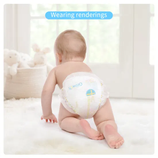 Premium Quality Factory Wholesale Saps Diaper Growth Story Silky Nursing Ultra Soft Care for Baby Disposable Baby Diapers