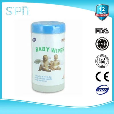 Special Nonwovens Natural pH Plastic Barrel Canister Baby Disinfectant Soft Wet Wipe with Environmentally Packing