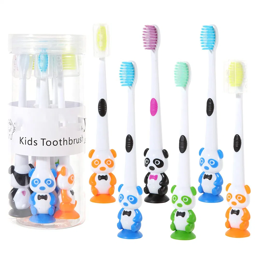 Bristle Dental Toothbrush Plastic Cute Design for Baby Tooth Care